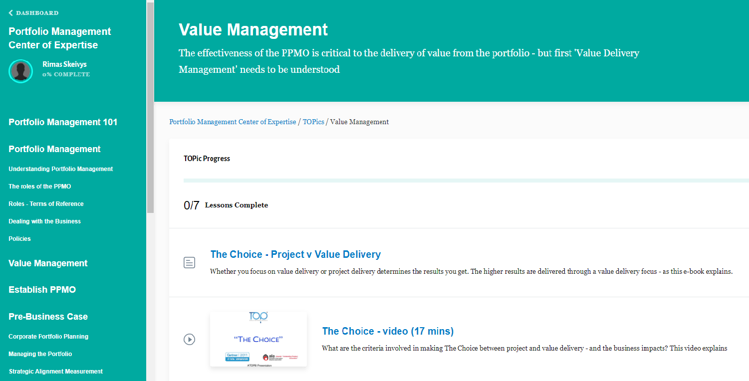 Portfolio Management COE clip