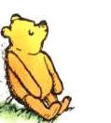 Pooh Bear doing Outcomes Thinking